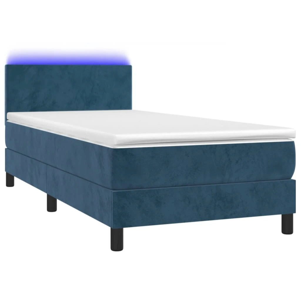 Boxspringbett ''Pure'' mit Matratze & LED 90x200 cm