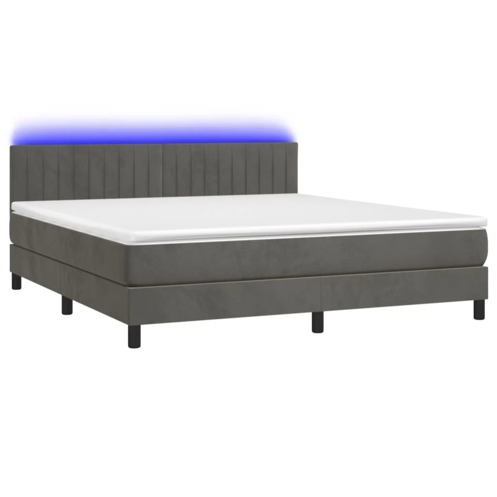 Boxspringbett ''Striped'' mit Matratze & LED 180x200 cm