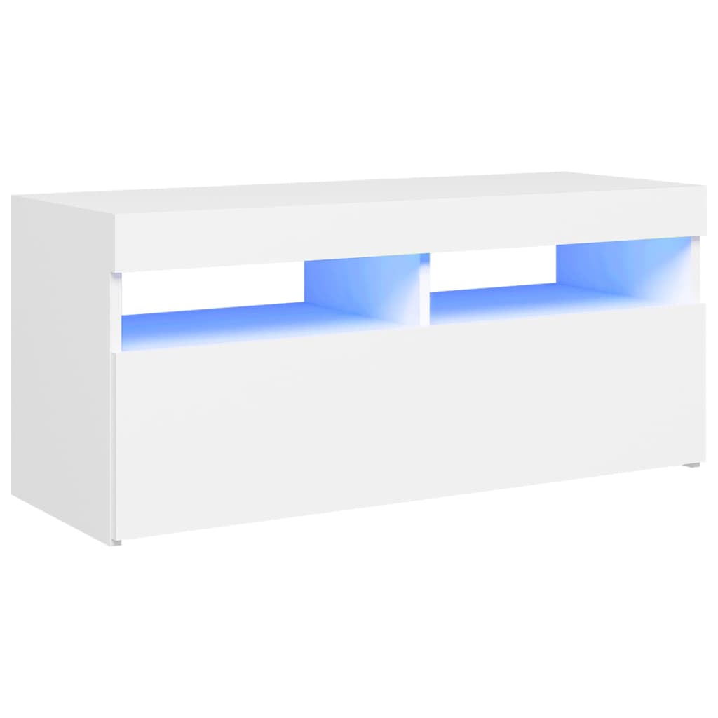 Lowboard 90x35x40 cm LED-Beleuchtung