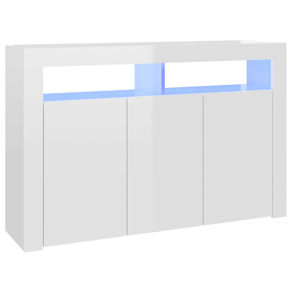 Sideboard 115,5x30x75 cm LED-Beleuchtung