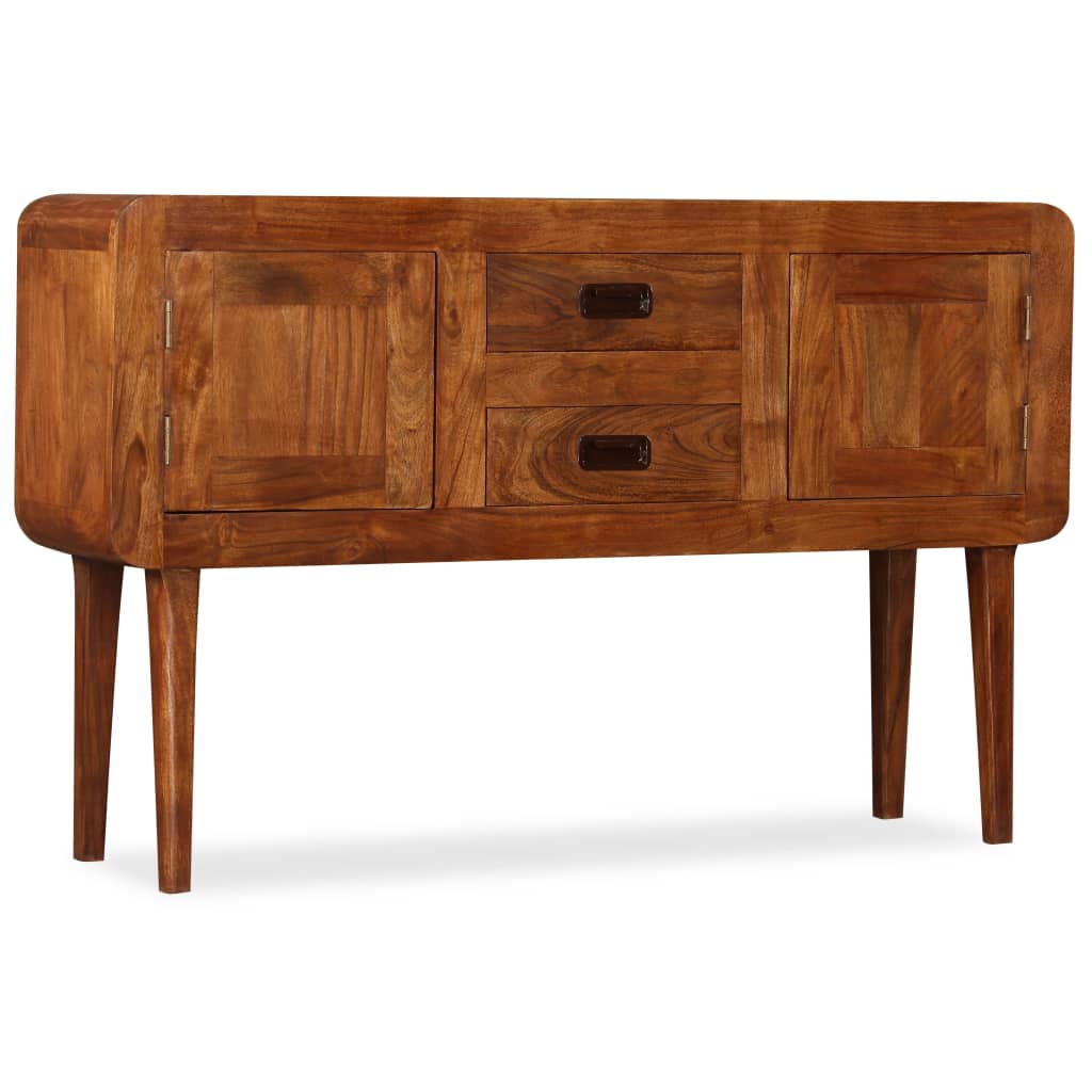 Sideboard 120x30x75 cm Massives Akazienholz