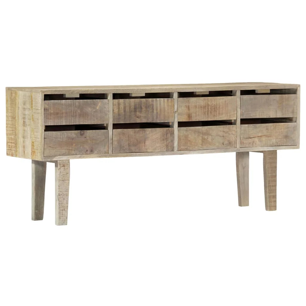 Sideboard 140×30×60 cm Massives Mangoholz