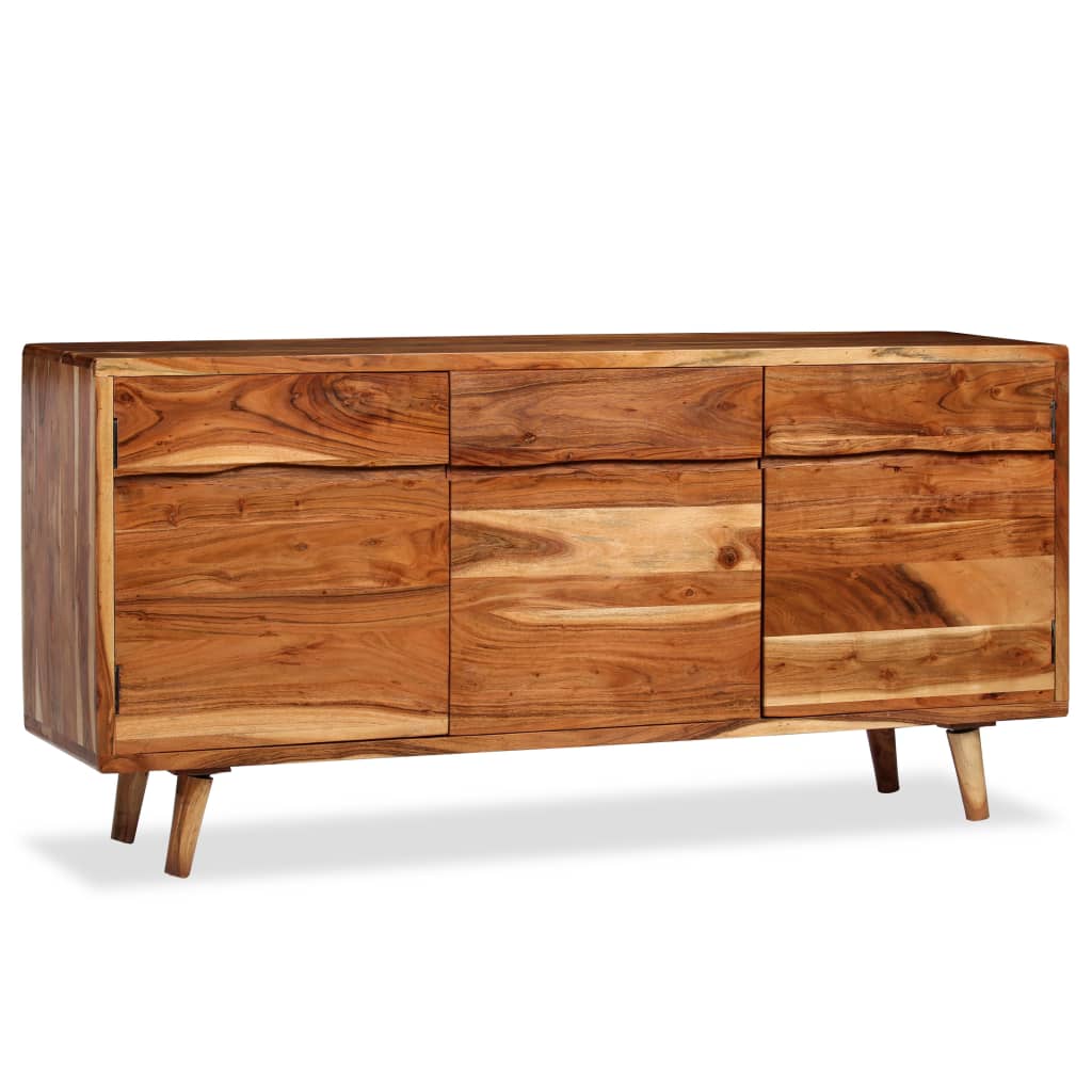 Sideboard 160×40×75 cm Massives Akazienholz