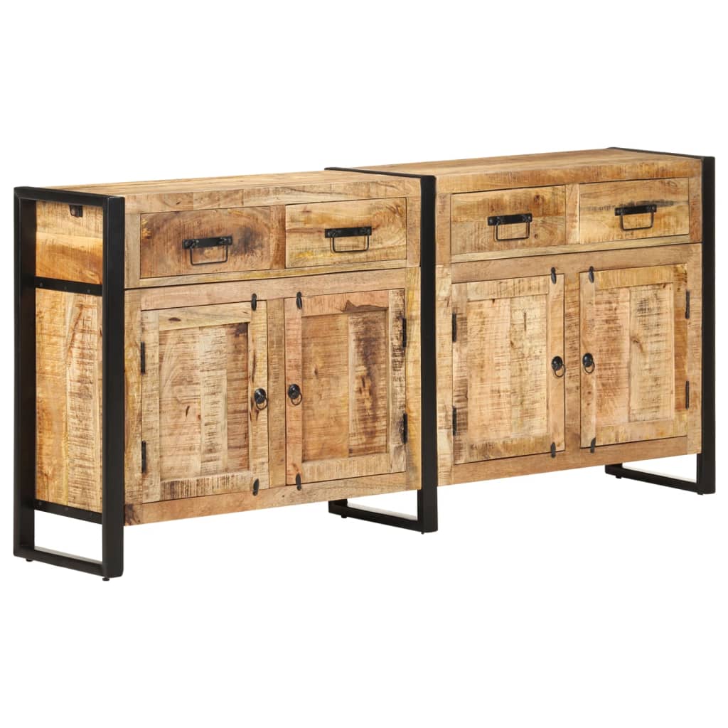 Sideboard 172x35x80 cm Massives Mangoholz