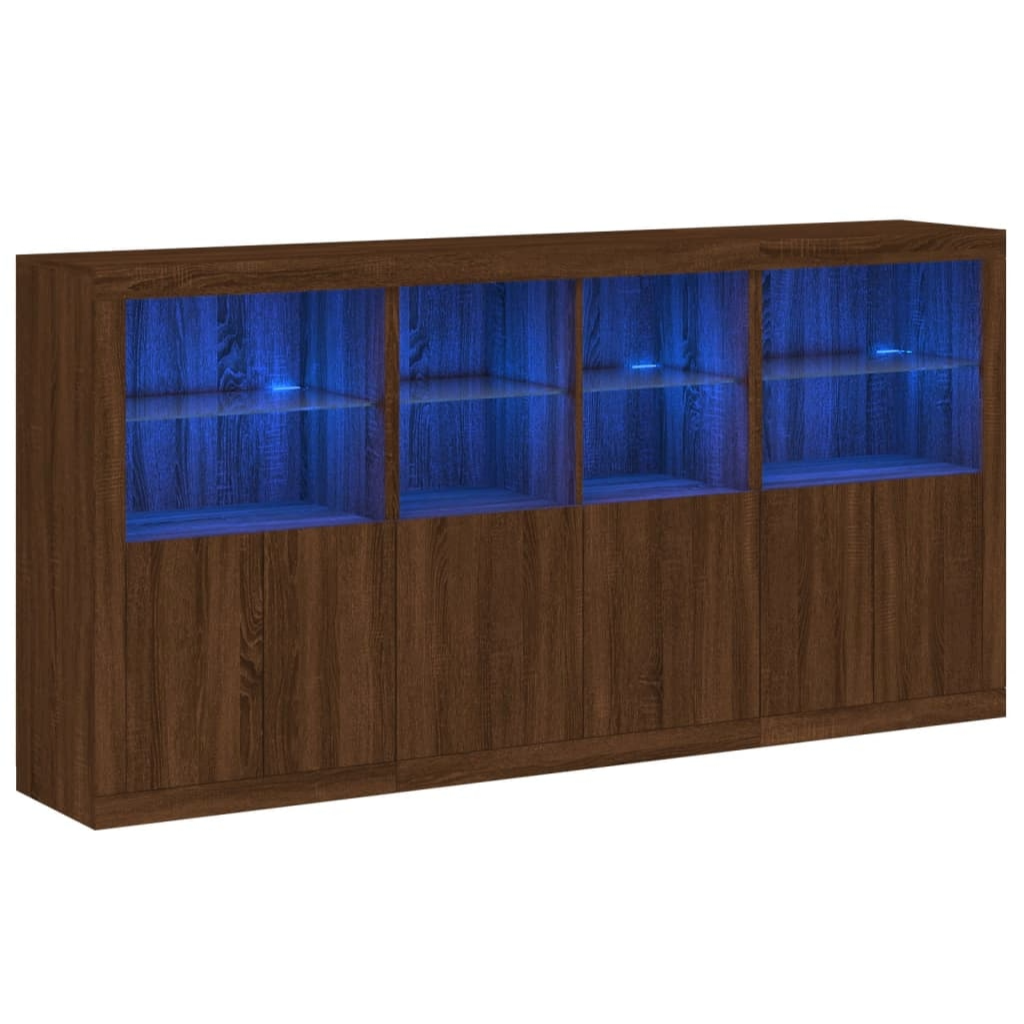 Sideboard 202x37x100 cm LED-Beleuchtung