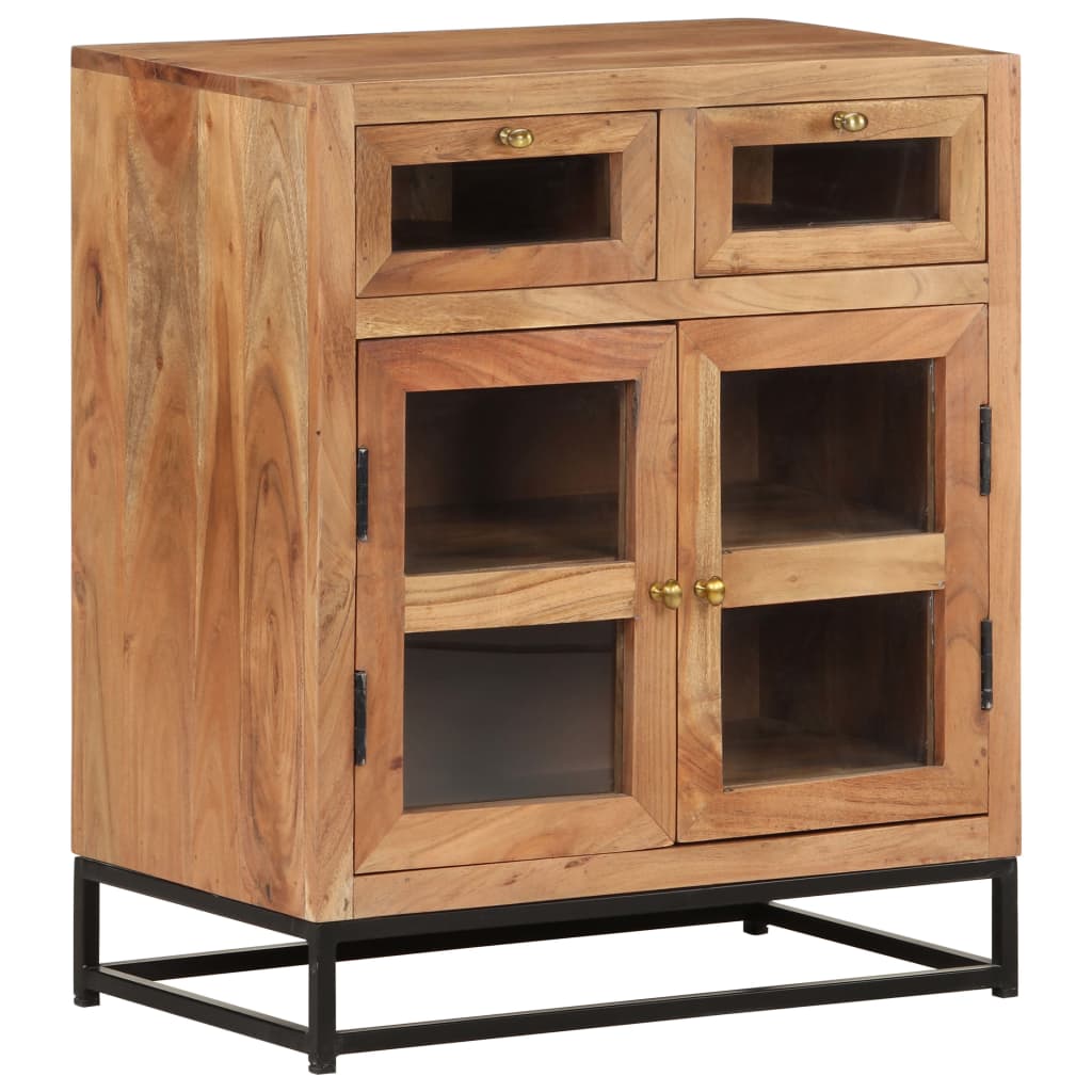 Sideboard 60x35x70 cm Massives Akazienholz