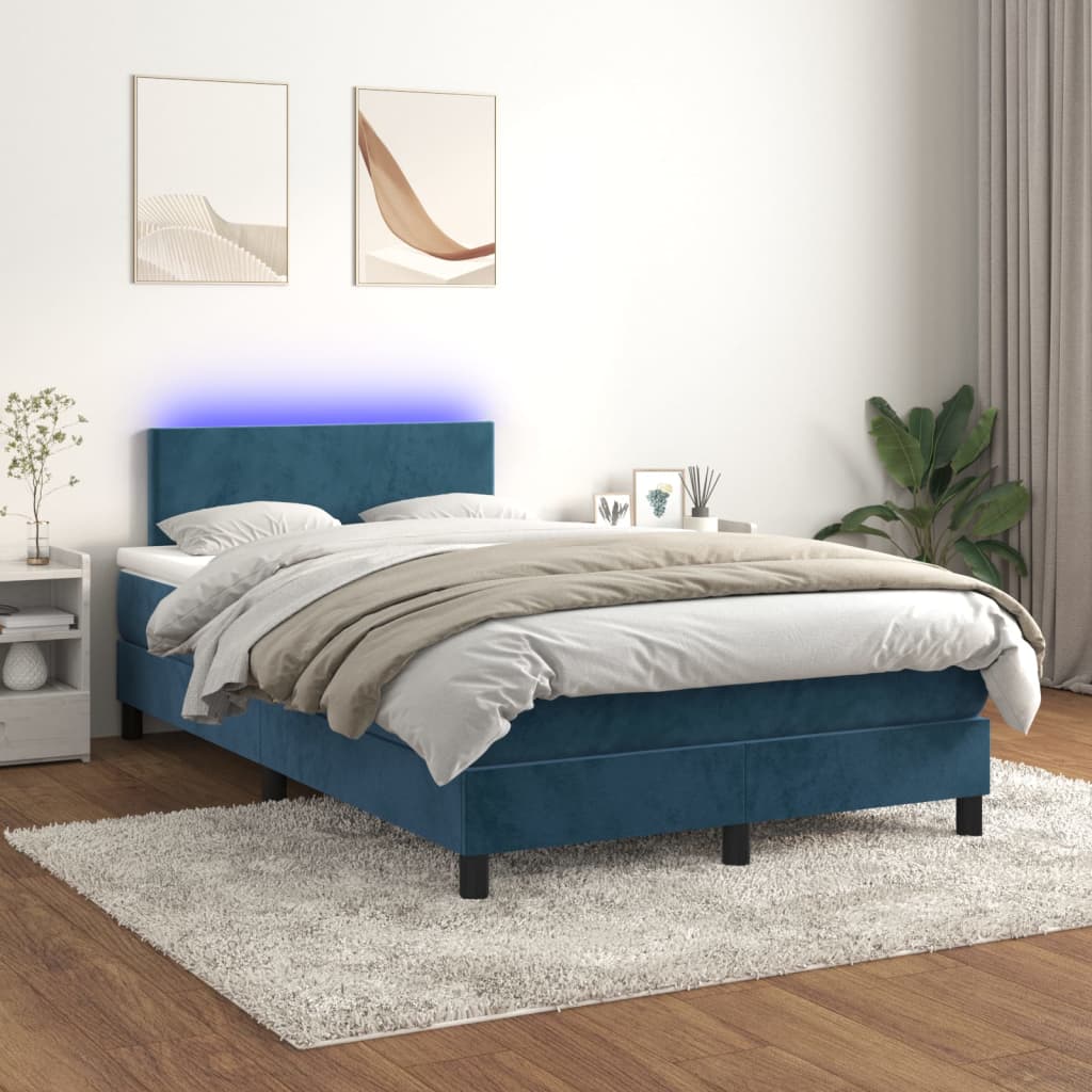 Boxspringbett ''Pure'' mit Matratze & LED 120x200 cm