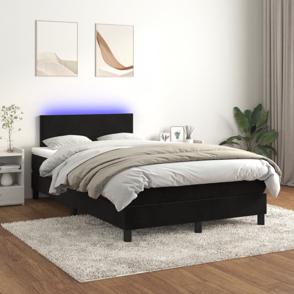 Boxspringbett ''Pure'' mit Matratze & LED 120x200 cm