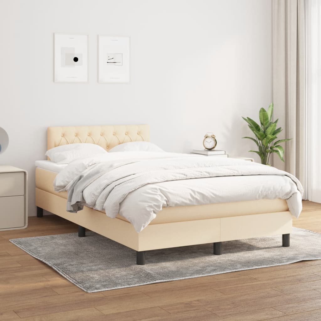 Boxspringbett ''Stitched'' mit Matratze 120x200 cm