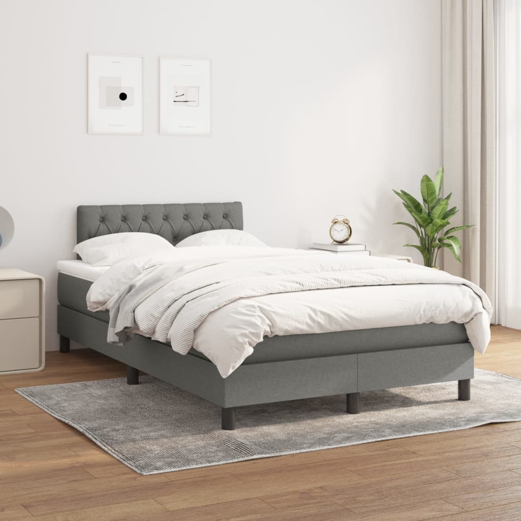 Boxspringbett ''Stitched'' mit Matratze 120x200 cm