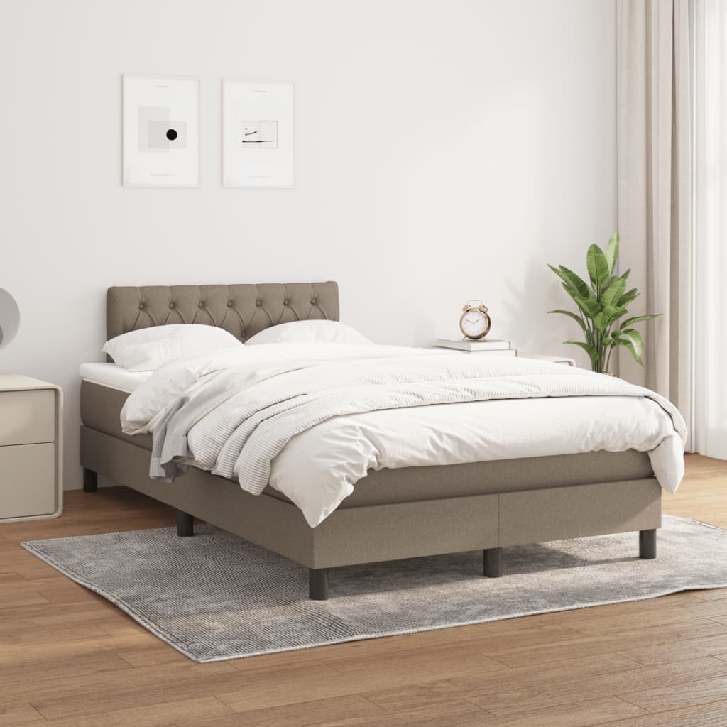 Boxspringbett ''Stitched'' mit Matratze 120x200 cm