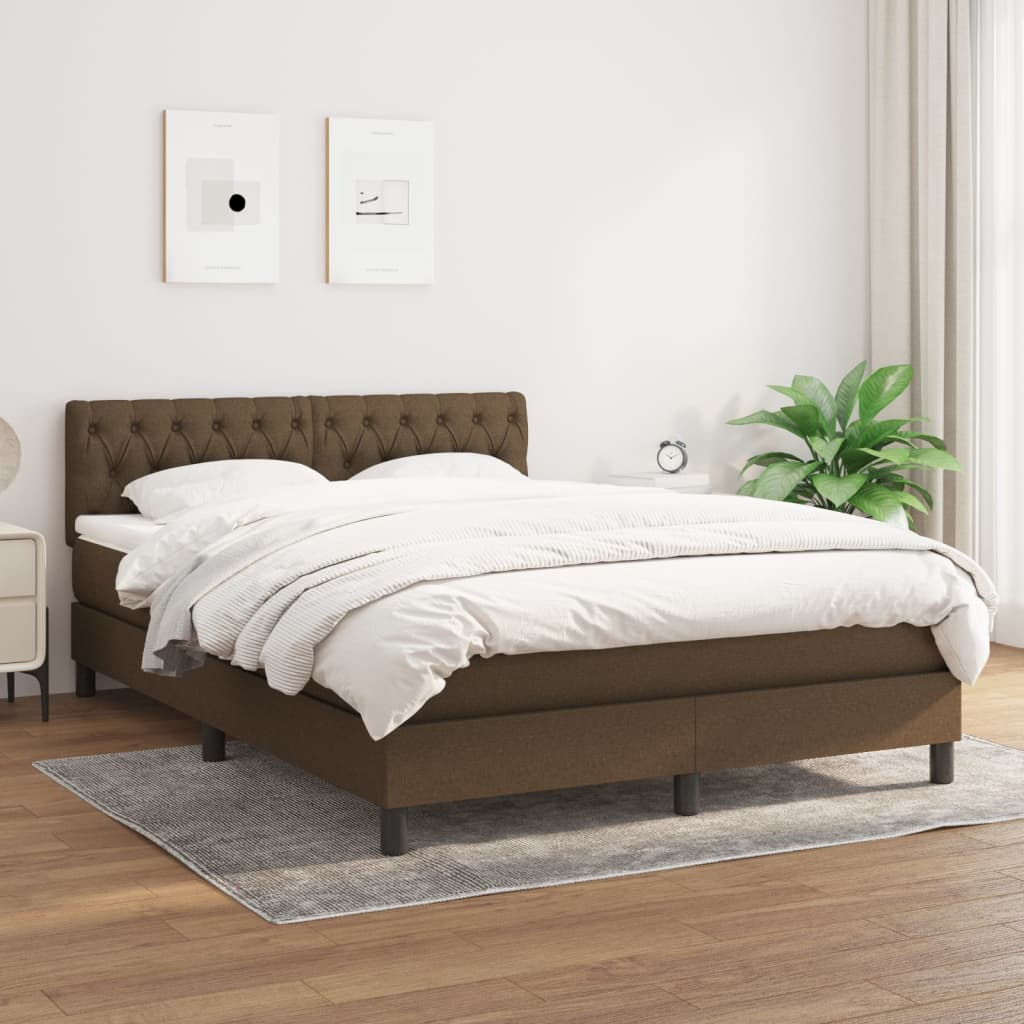 Boxspringbett ''Stitched'' mit Matratze 140x200 cm