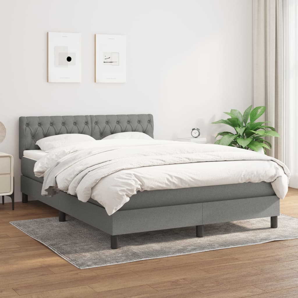 Boxspringbett ''Stitched'' mit Matratze 140x200 cm