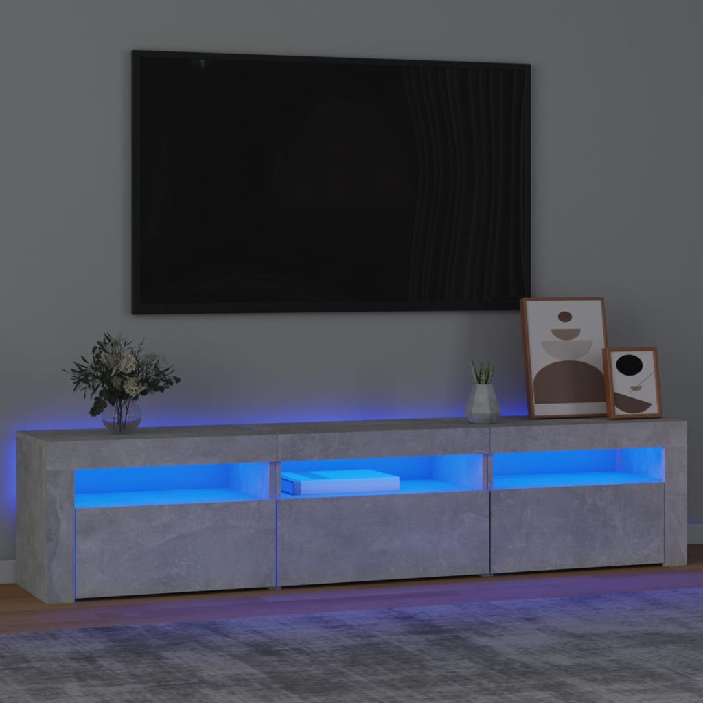 Lowboard 180x35x40 cm LED-Beleuchtung