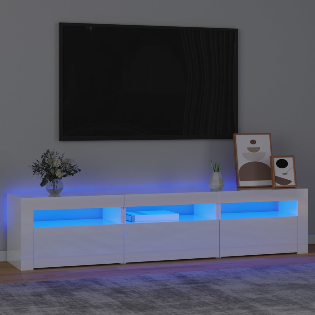 Lowboard 180x35x40 cm LED-Beleuchtung