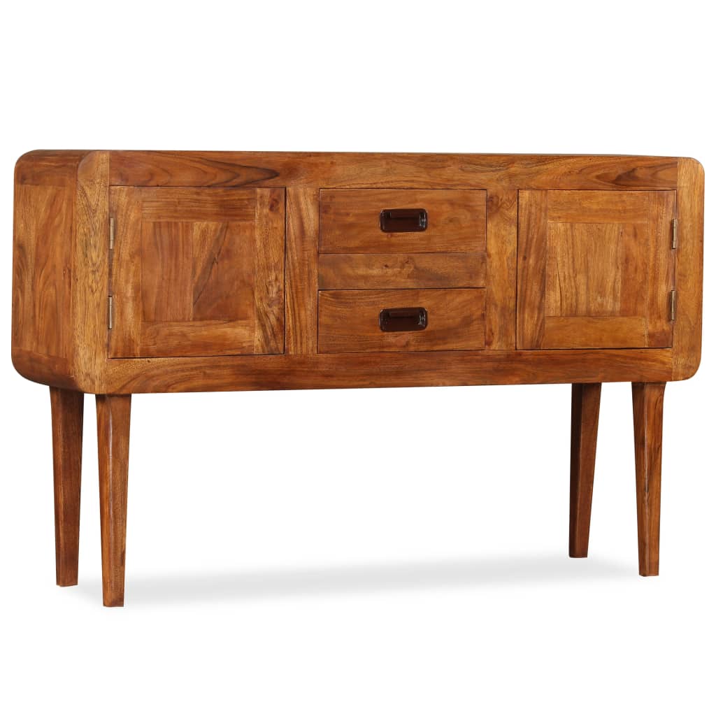 Sideboard 120x30x75 cm Massives Akazienholz