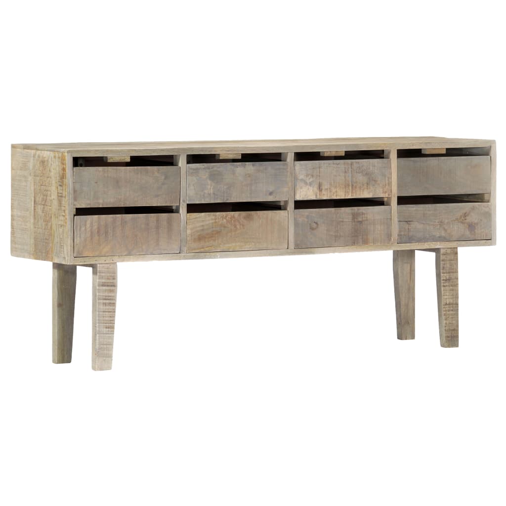 Sideboard 140×30×60 cm Massives Mangoholz