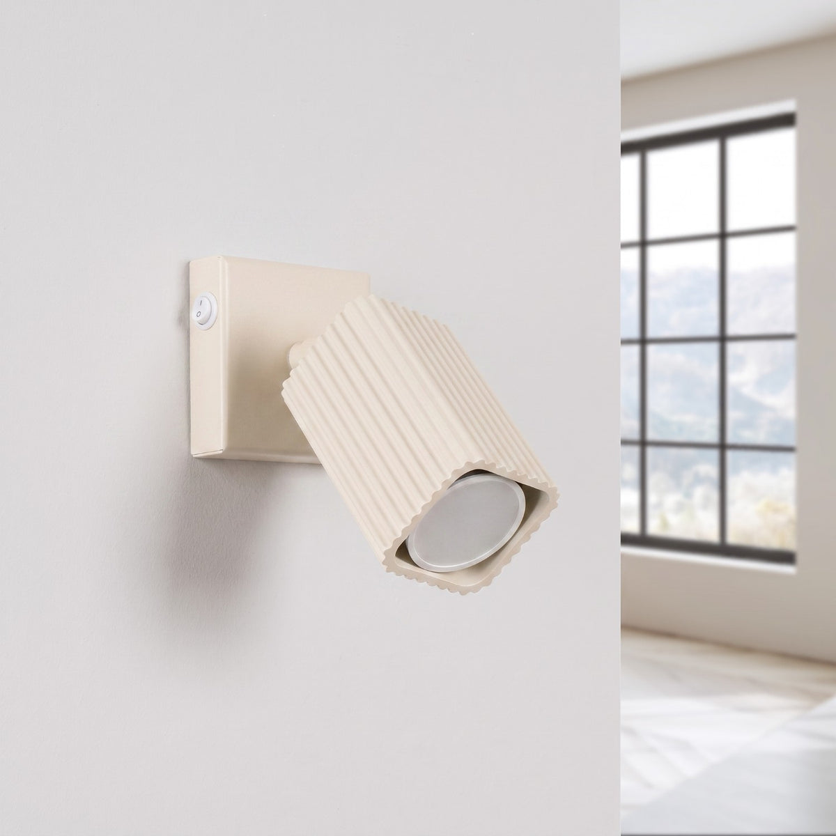 Wandleuchte "RAYO" mit Schalter