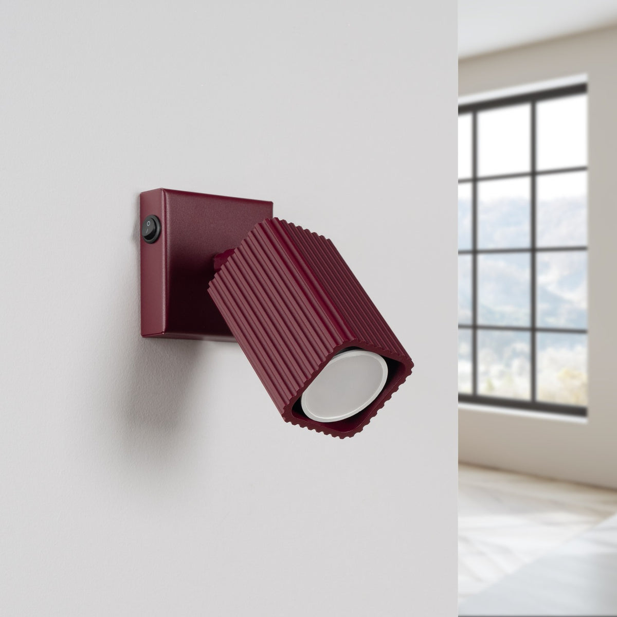 Wandleuchte "RAYO" mit Schalter
