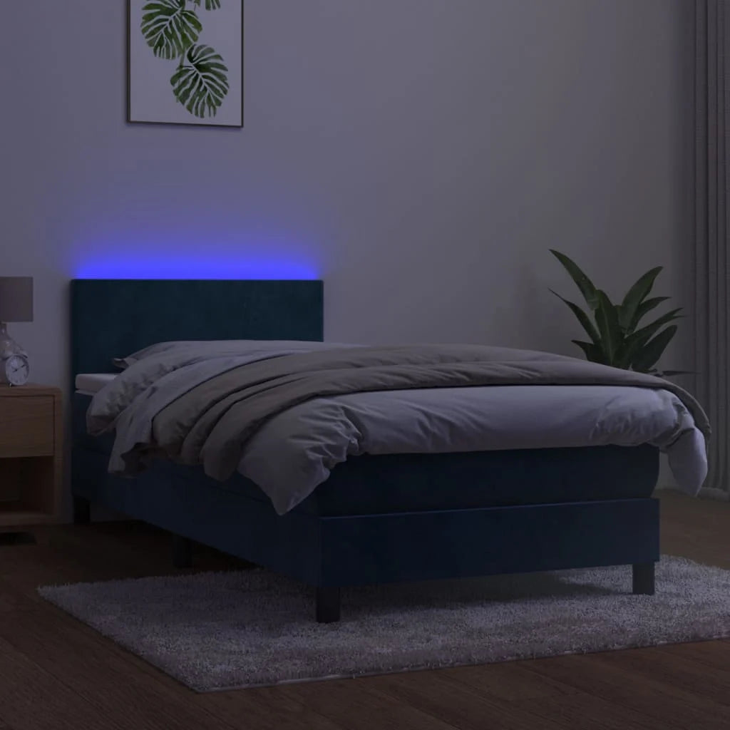 Boxspringbett ''Pure'' mit Matratze & LED 100x200 cm