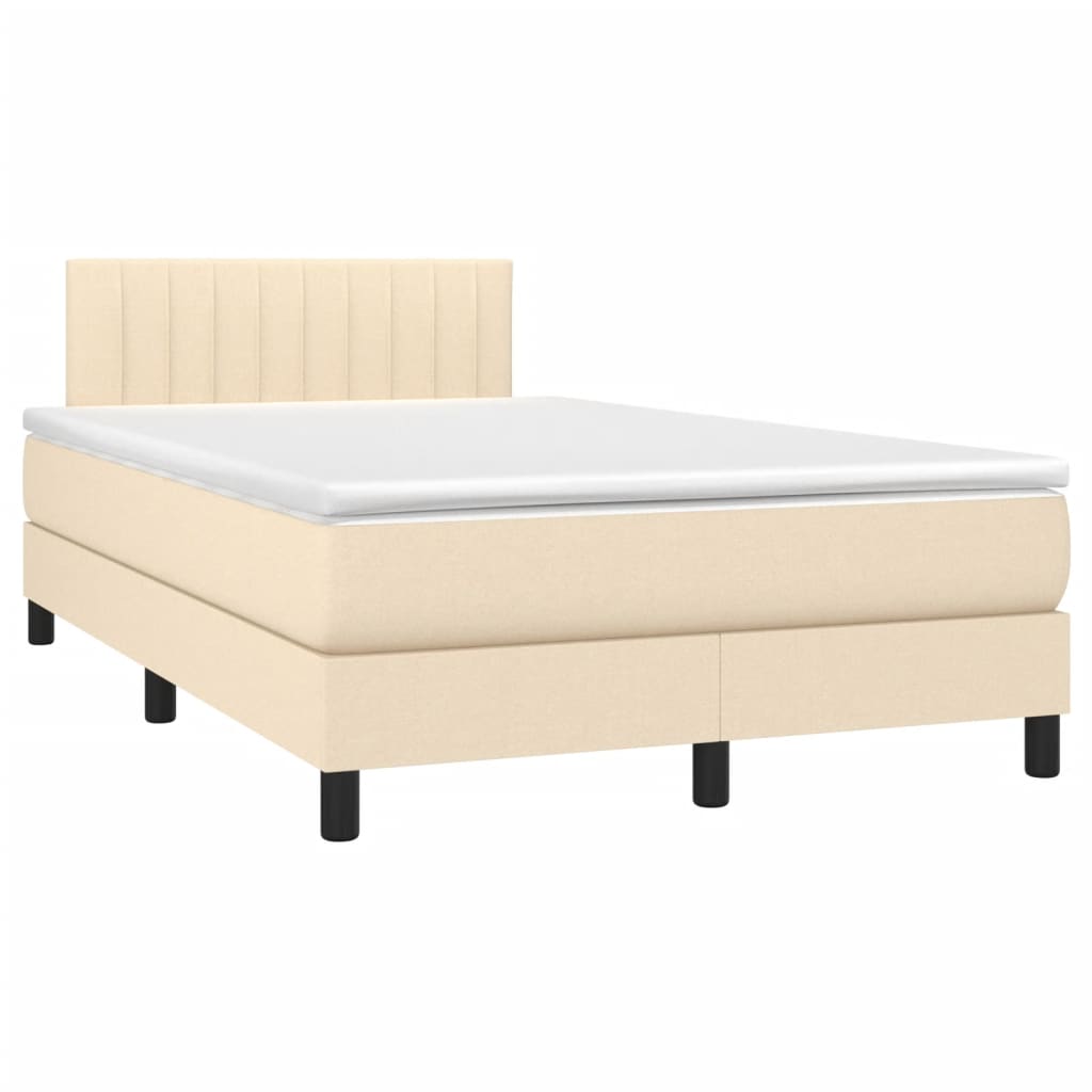 Boxspringbett ''Striped'' mit Matratze 120x200 cm