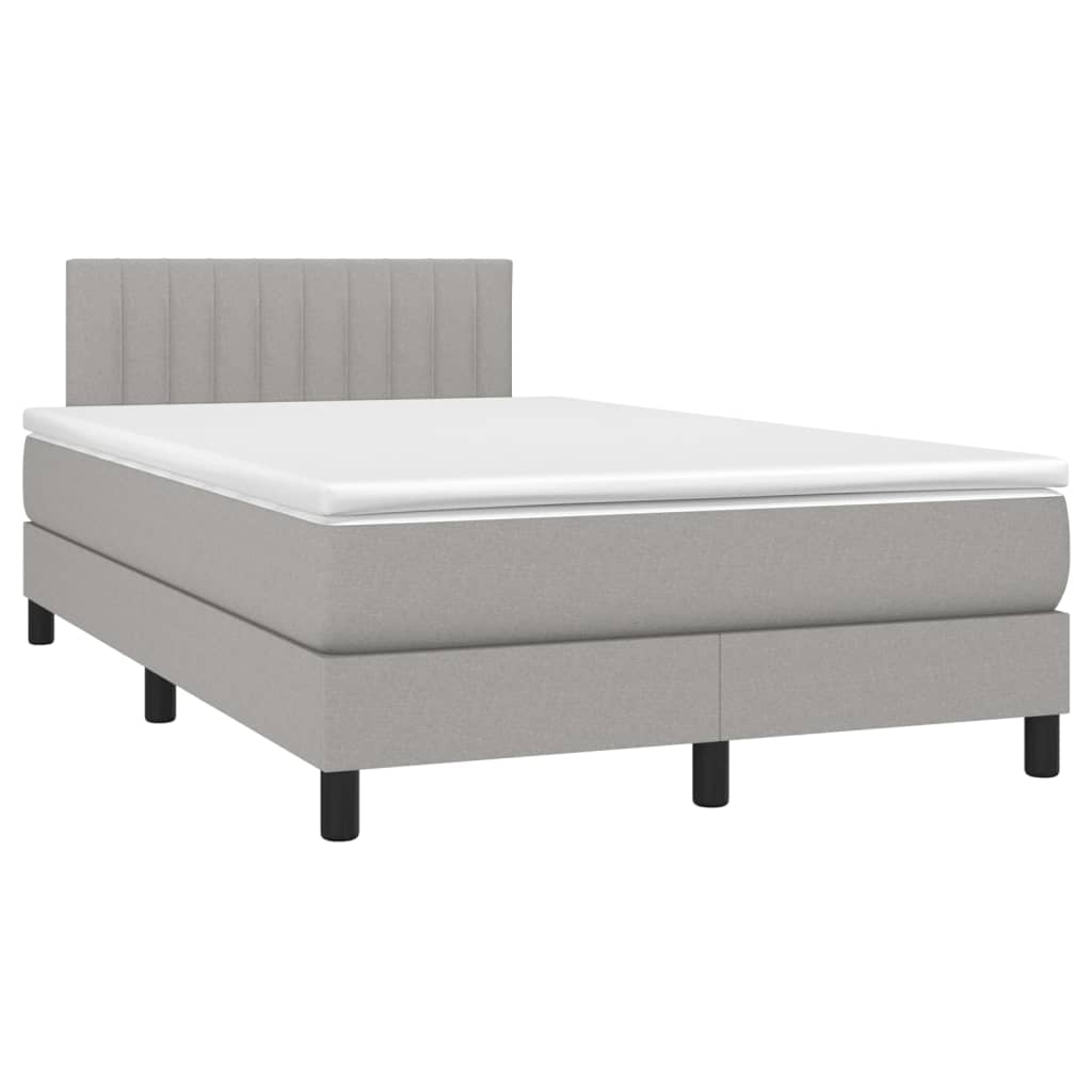 Boxspringbett ''Striped'' mit Matratze 120x200 cm