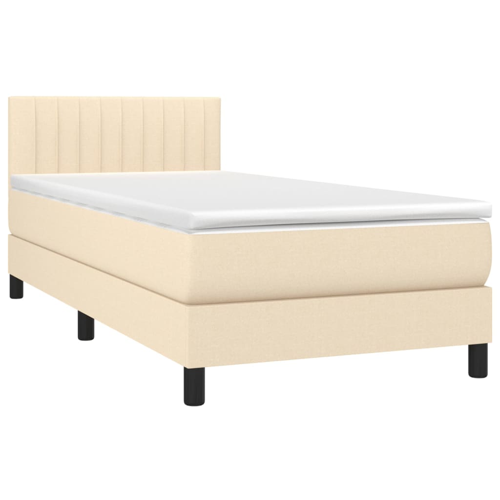 Boxspringbett ''Striped'' mit Matratze 90x200 cm