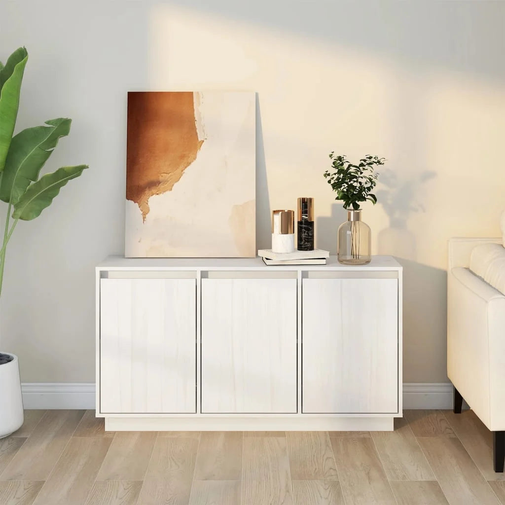 Sideboard 111x34x60 cm Massives Kiefernholz