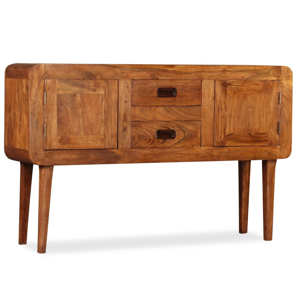 Sideboard 120x30x75 cm Massives Akazienholz