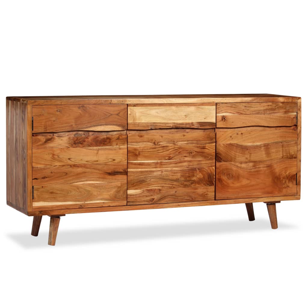 Sideboard 160×40×75 cm Massives Akazienholz