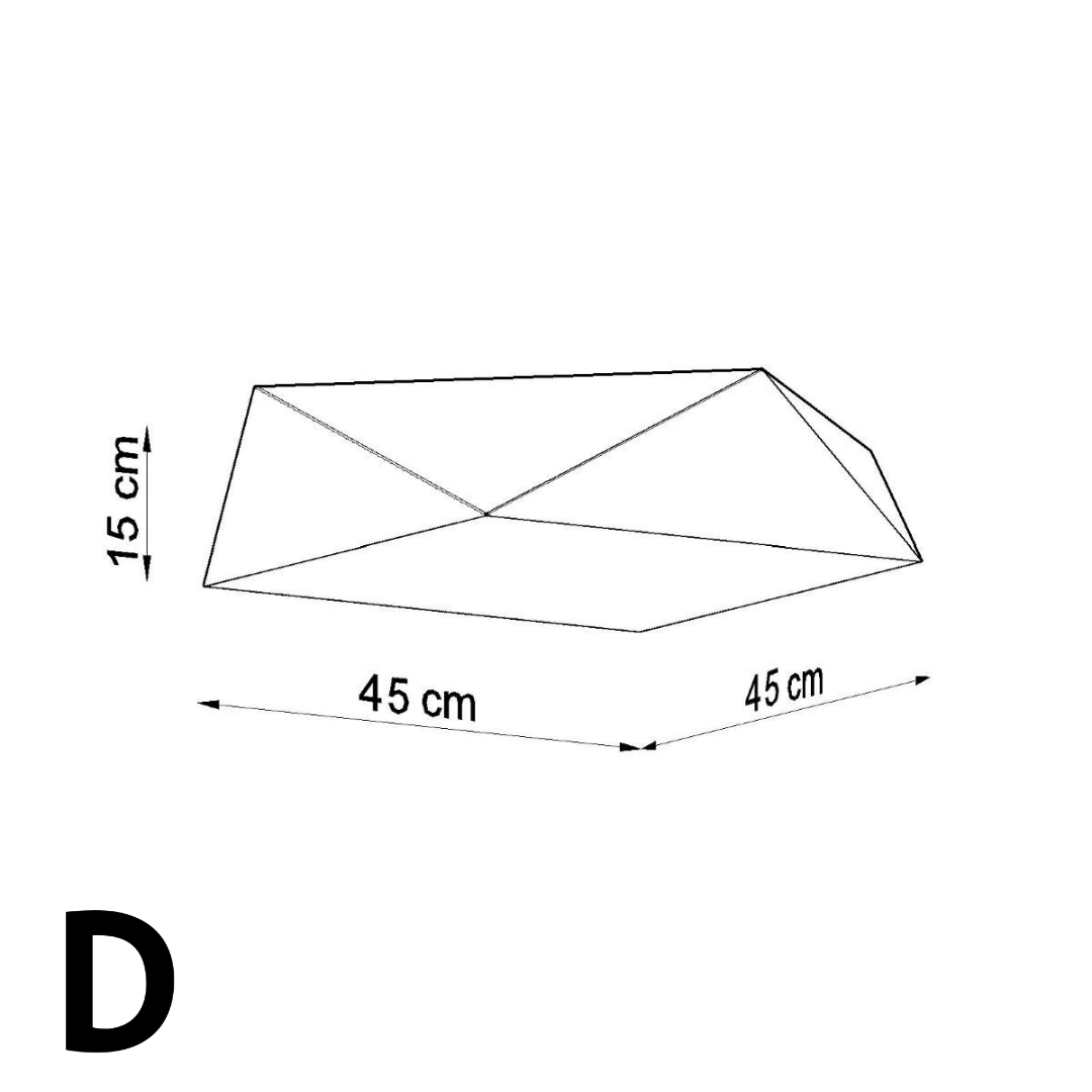 Deckenleuchte "Hexa 45"