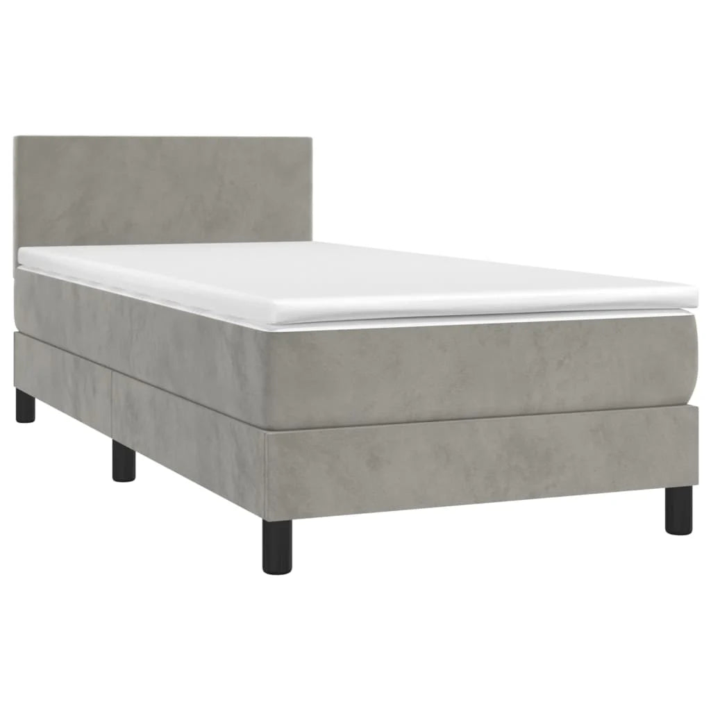 Boxspringbett ''Pure'' mit Matratze & LED 100x200 cm