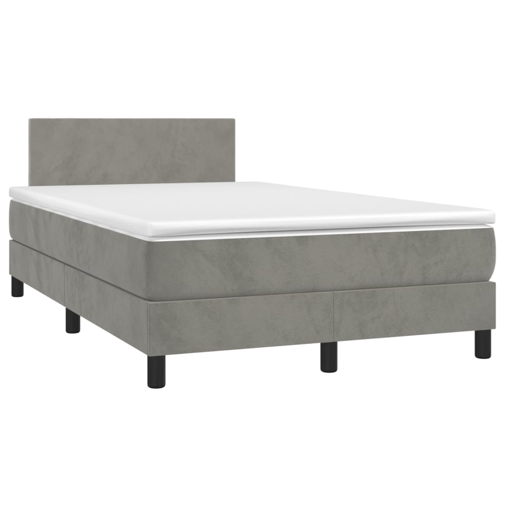 Boxspringbett ''Pure'' mit Matratze & LED 120x200 cm