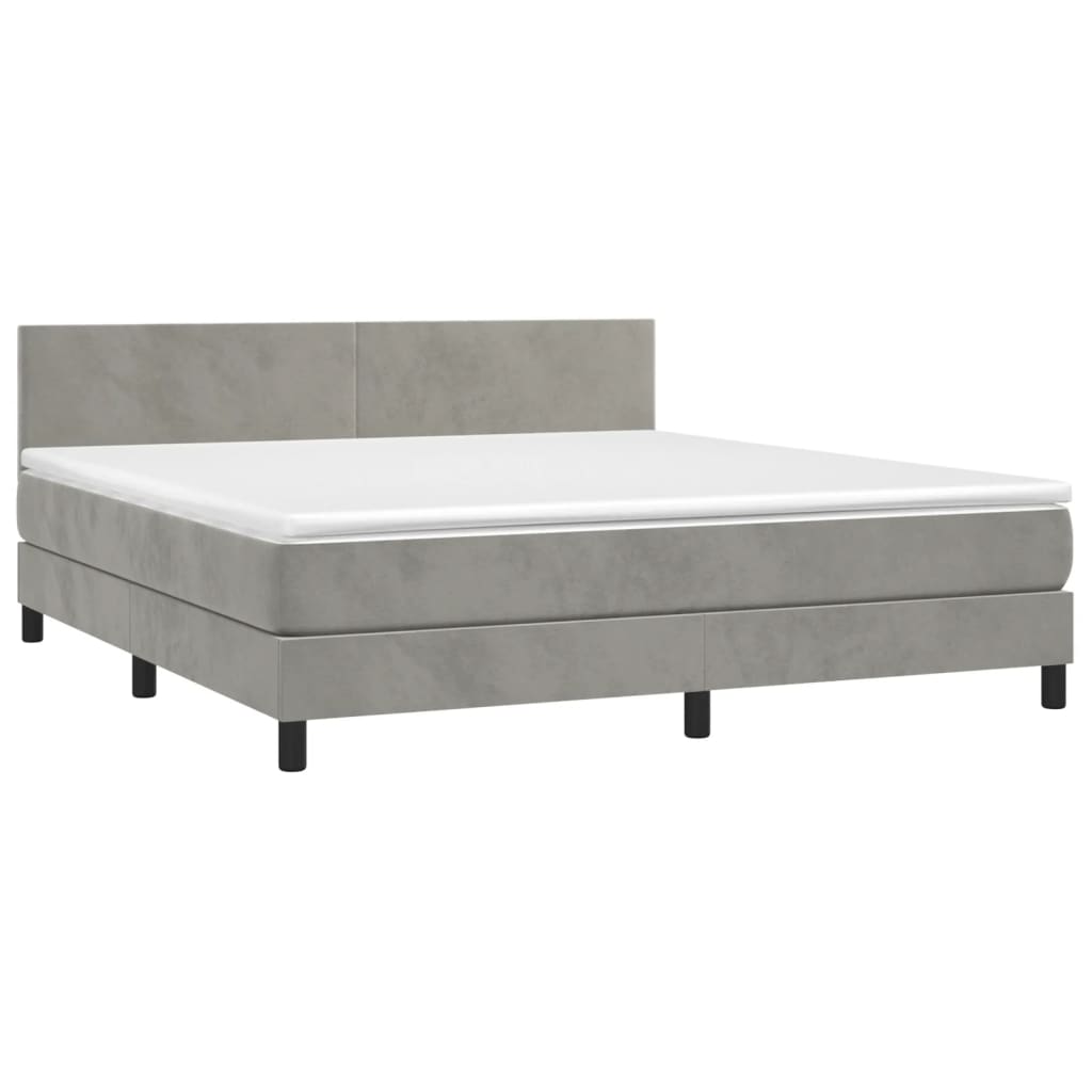 Boxspringbett ''Pure'' mit Matratze & LED 160x200 cm