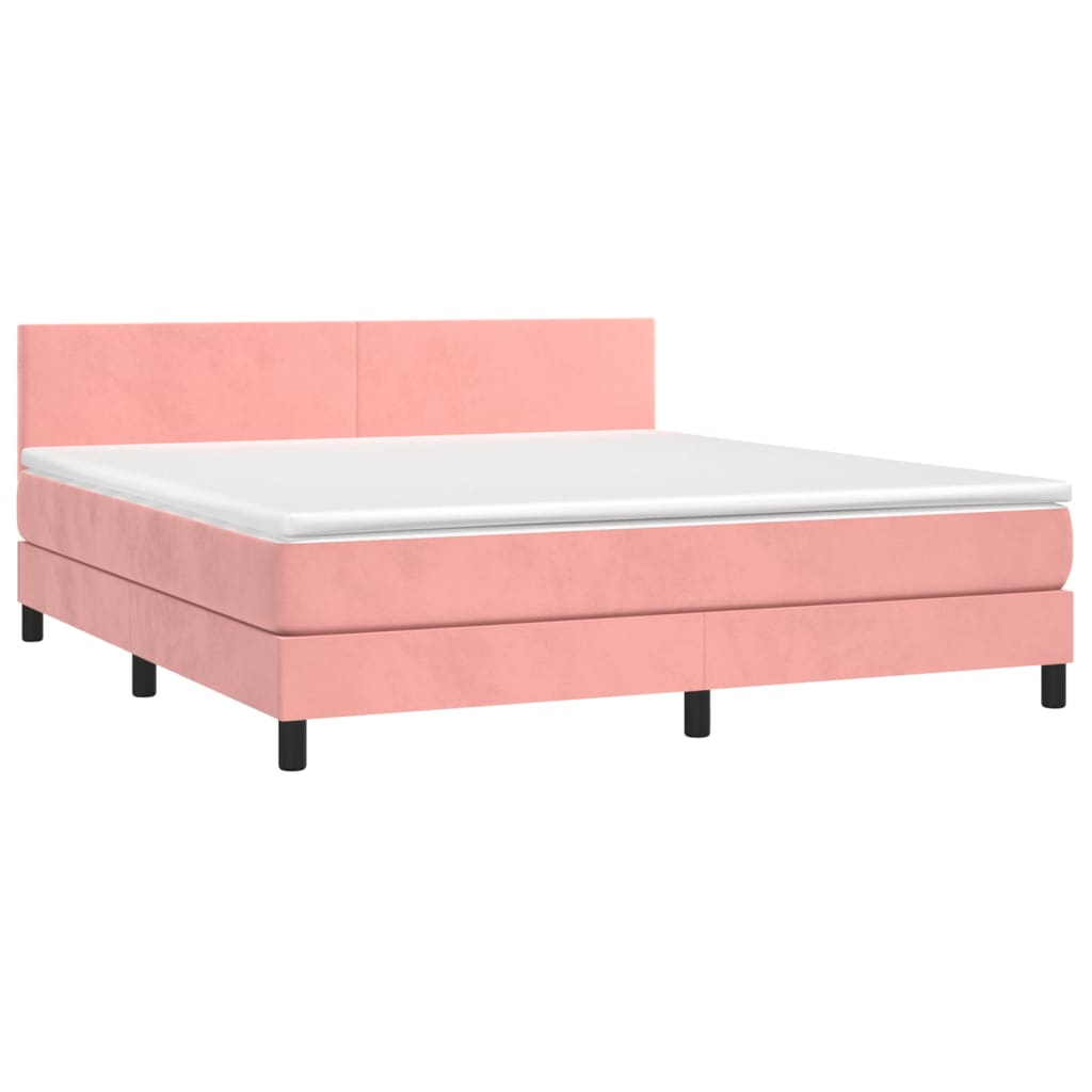 Boxspringbett ''Pure'' mit Matratze & LED 160x200 cm