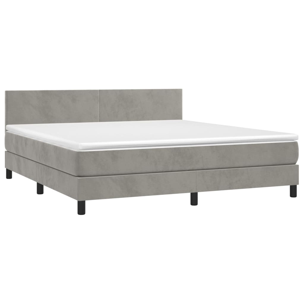 Boxspringbett ''Pure'' mit Matratze & LED 180x200 cm