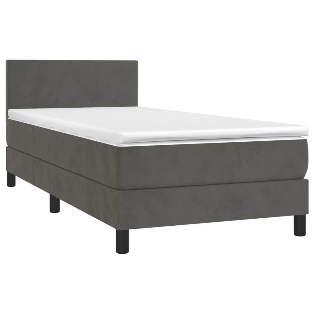 Boxspringbett ''Pure'' mit Matratze & LED 80x200 cm