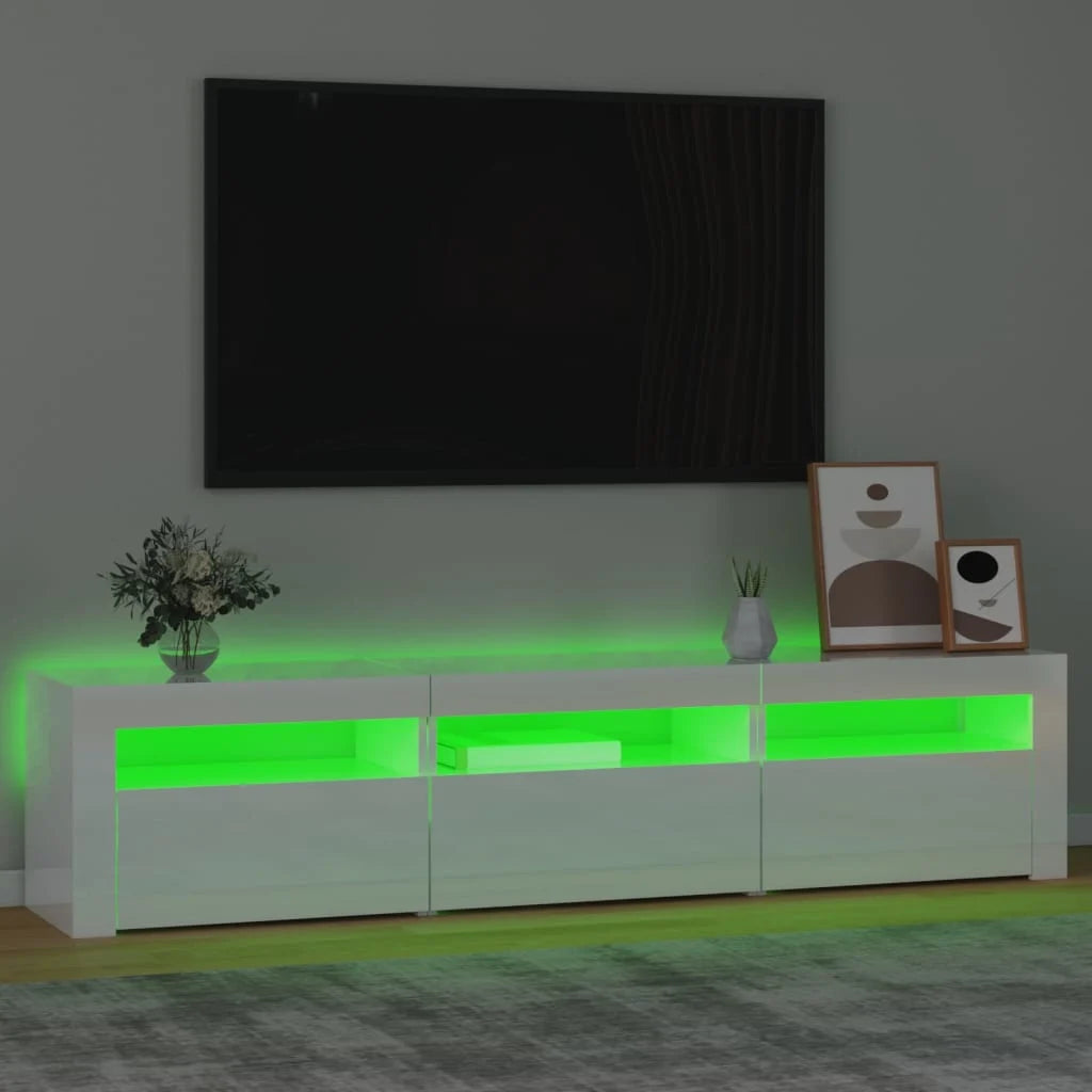 Lowboard 180x35x40 cm LED-Beleuchtung