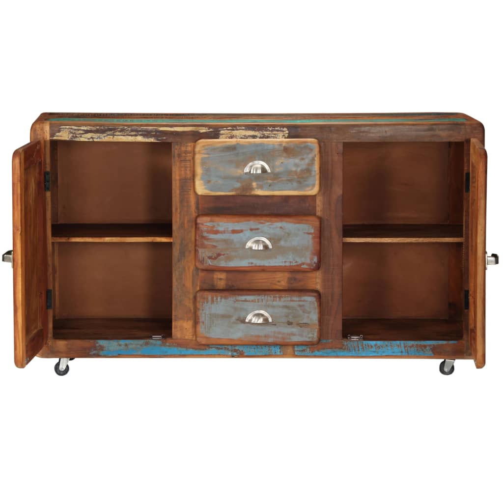 Recyceltes Sideboard 150x43x86 cm