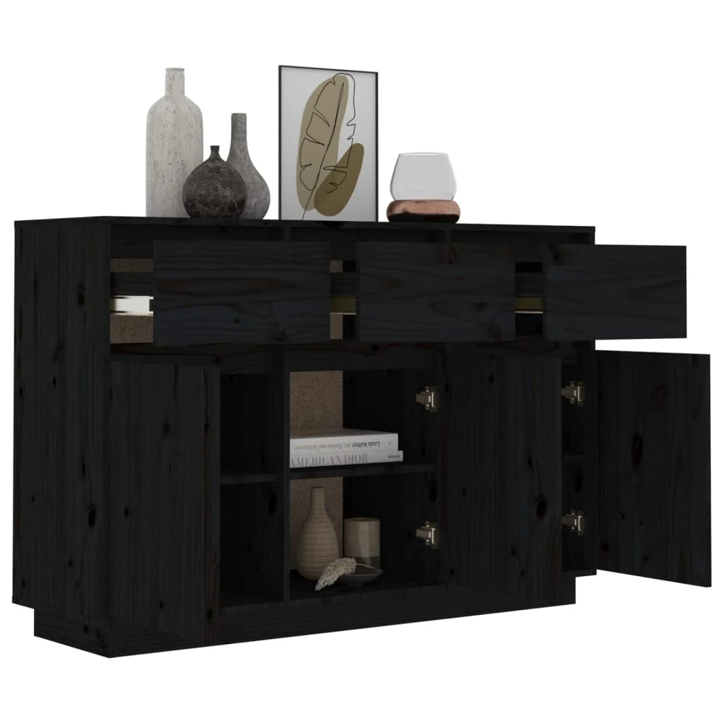 Sideboard 110x34x75 cm Massives Kiefernholz