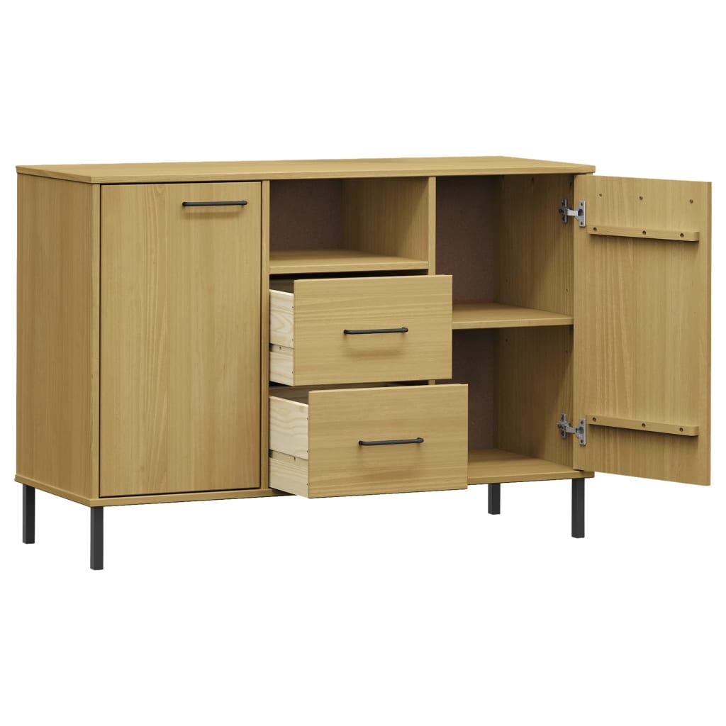 Sideboard 113x40x77 cm Massives Kiefernholz