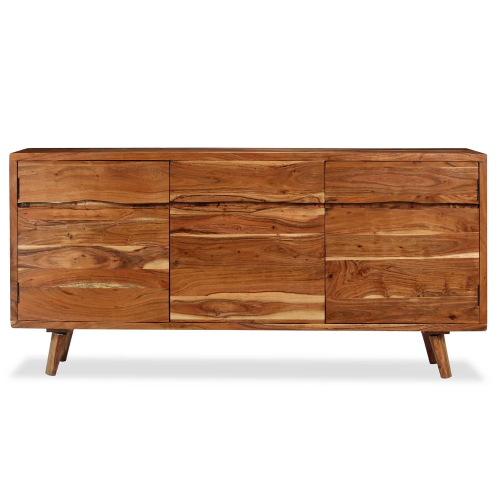 Sideboard 160×40×75 cm Massives Akazienholz