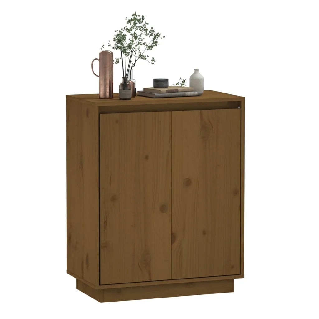 Sideboard 60x34x75 cm Massives Kiefernholz