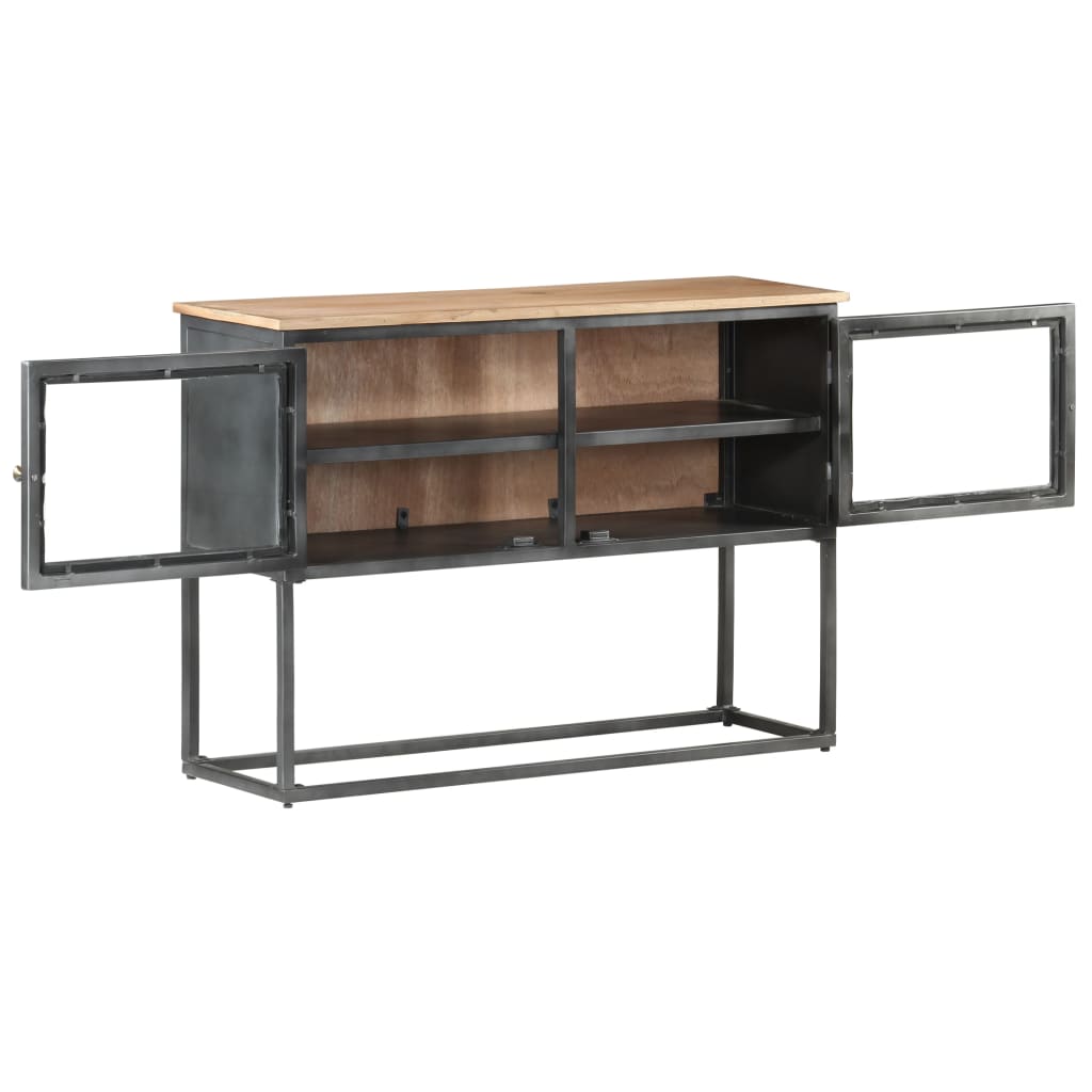 Sideboard 100x30x70 cm Massives Akazienholz