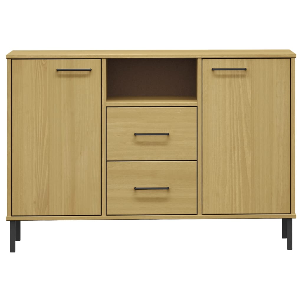 Sideboard 113x40x77 cm Massives Kiefernholz