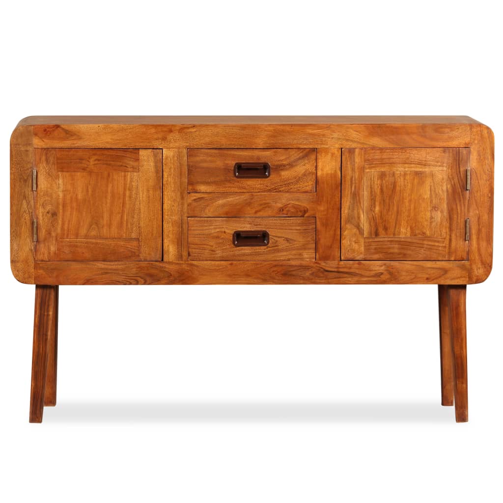 Sideboard 120x30x75 cm Massives Akazienholz