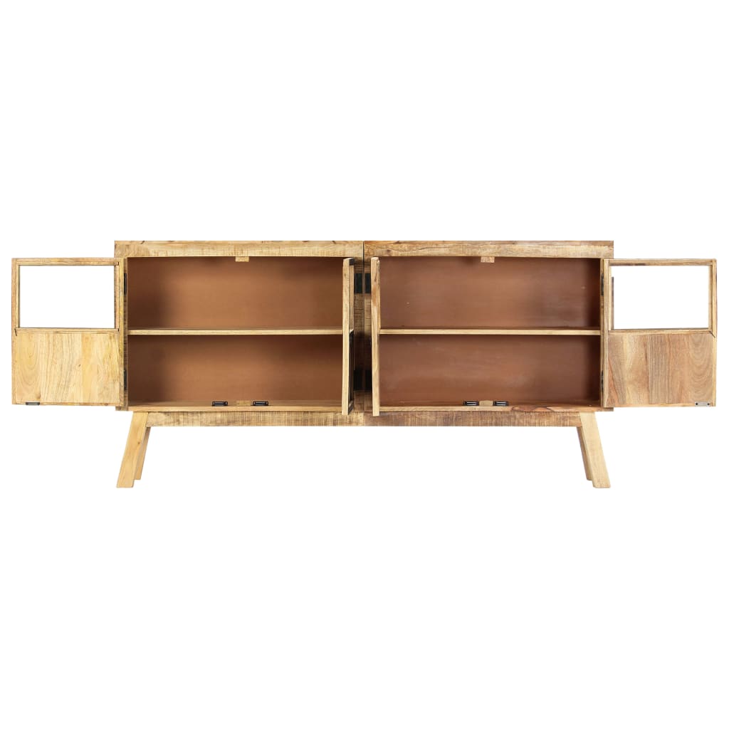 Sideboard 160×30×80 cm Massives Mangoholz