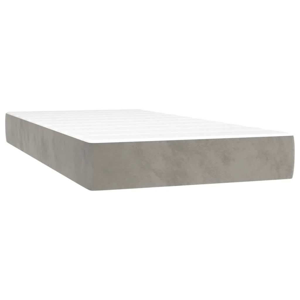 Boxspringbett ''Pure'' mit Matratze & LED 90x200 cm