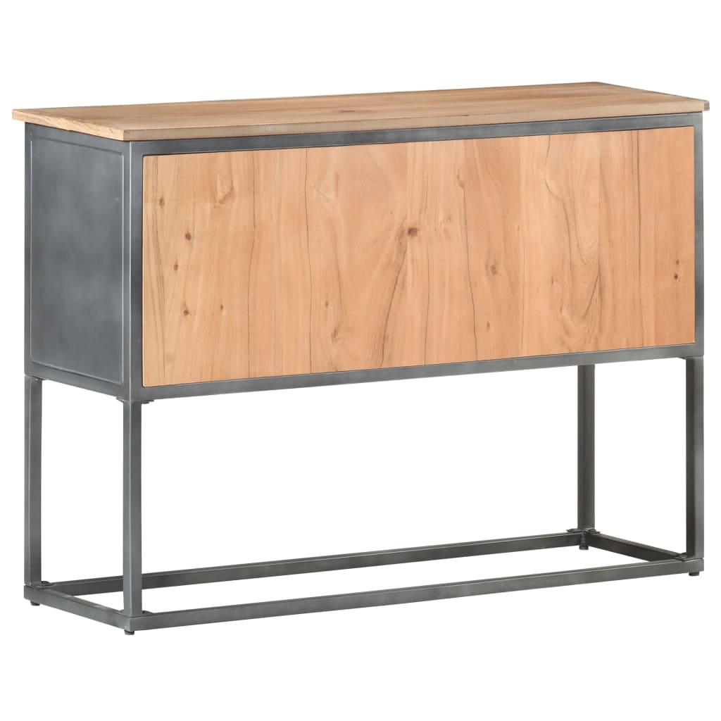 Sideboard 100x30x70 cm Massives Akazienholz