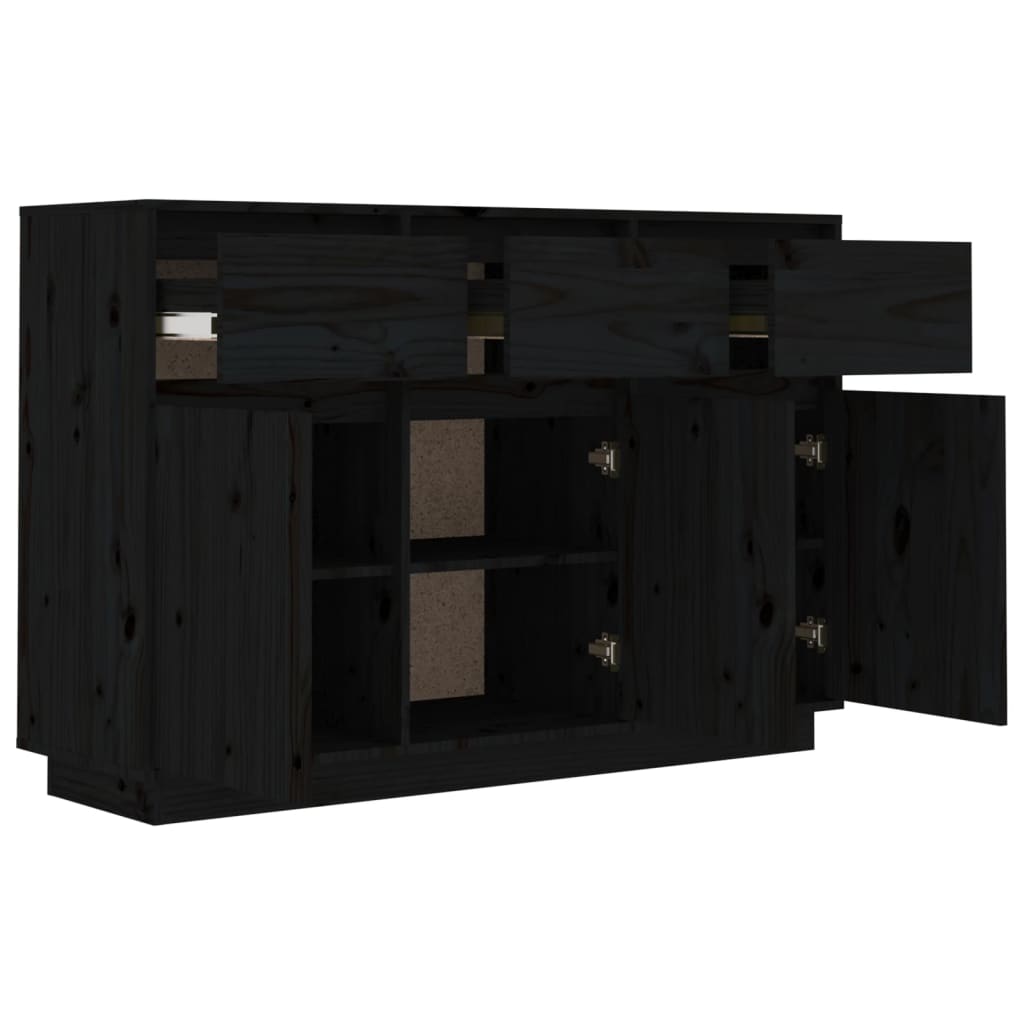 Sideboard 110x34x75 cm Massives Kiefernholz